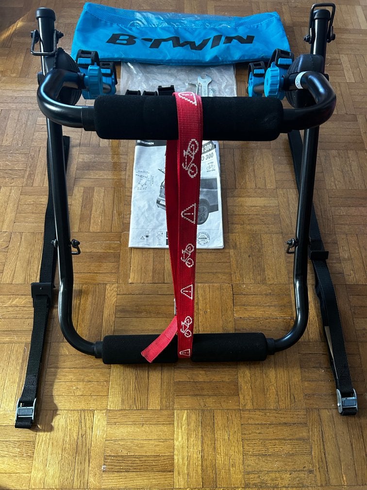 Porte-vélo hayon B’TWIN pour 2 à 3 vélos – complet, Autos : Divers, Porte-vélos, Enlèvement, 2 vélos, Utilisé, Porte-hayon