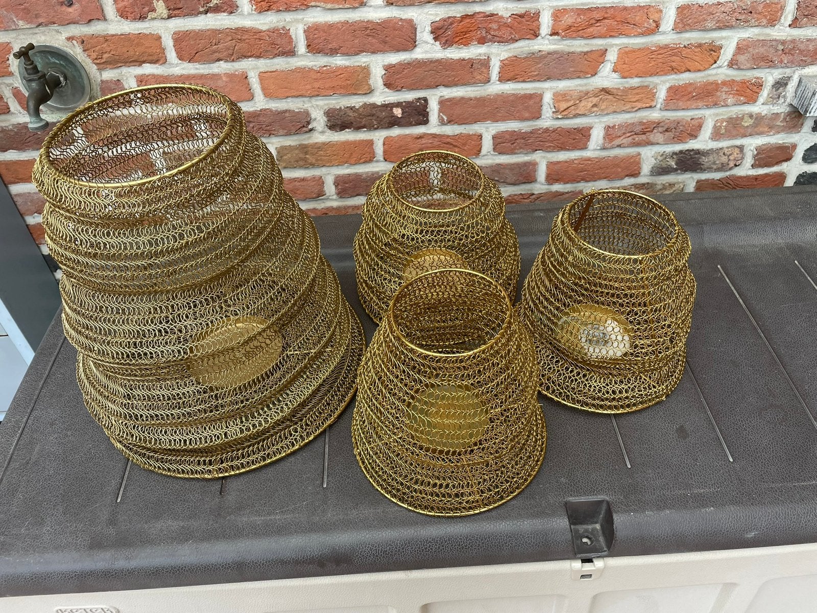 Decoratieve  lampen met ledkaarsjes, Ophalen, Zo goed als nieuw
