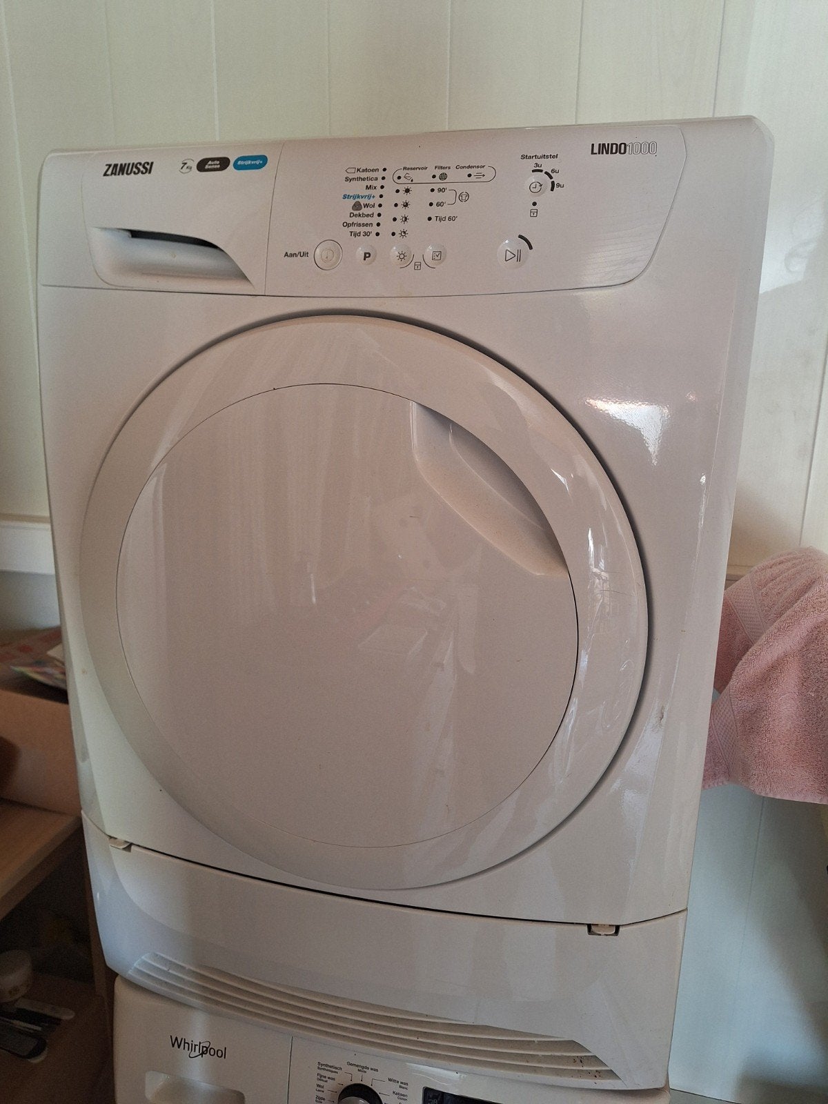 Zanussi Lindo1000 droogkast, Enlèvement