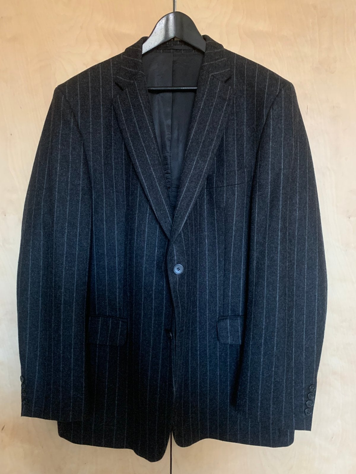 Veste à rayure Laine vierge gris anthracite rayures  56 XXL, Vêtements | Hommes, Enlèvement ou Envoi, Comme neuf, Taille 56/58 (XL)