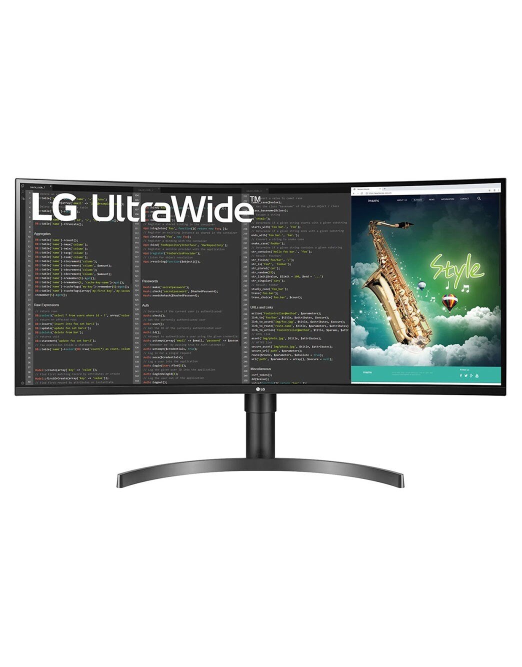 LG 35wn65c-b, Computers en Software, 3 tot 5 ms, HDMI, Zo goed als nieuw, Overige typen