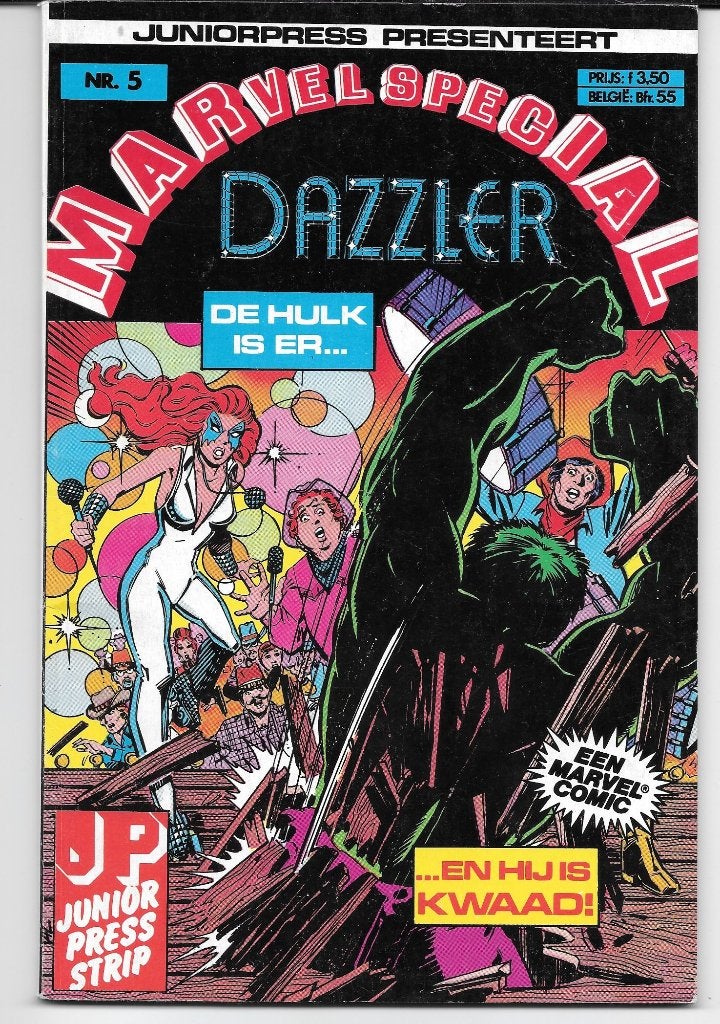 Marvel Special Dazzler  "De Hulk is er...", Boeken, Stripverhalen, Eén stripboek, Ophalen of Verzenden, Zo goed als nieuw, Verschillende auteurs