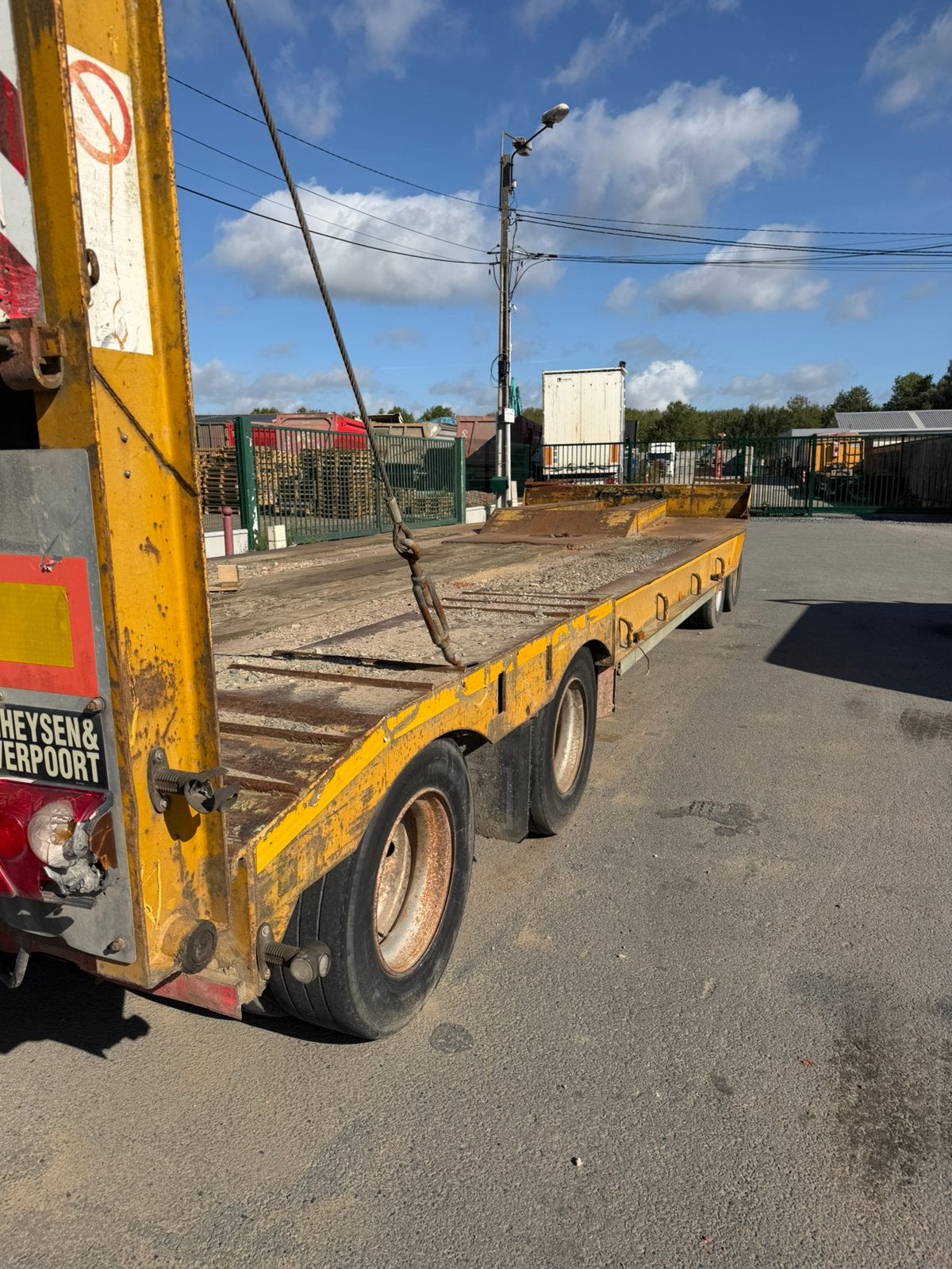 Gheysen & Verpoort 2,75 m brede machinedrager, Bedrijf, Te koop