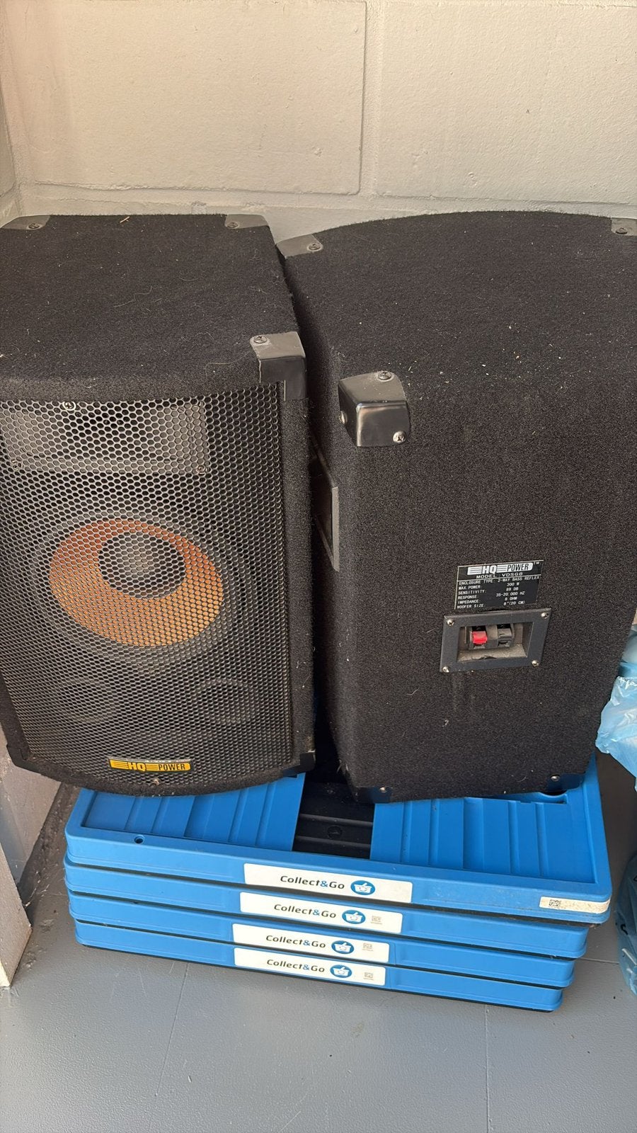 HQ Power boxen, Audio, Tv en Foto, Ophalen, Zo goed als nieuw