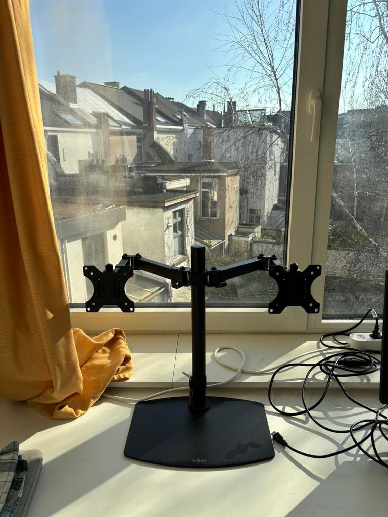 Monitor stand - Vision VFM - zwart - vesa mount, Computers en Software, Monitoren, Ophalen, Gebruikt