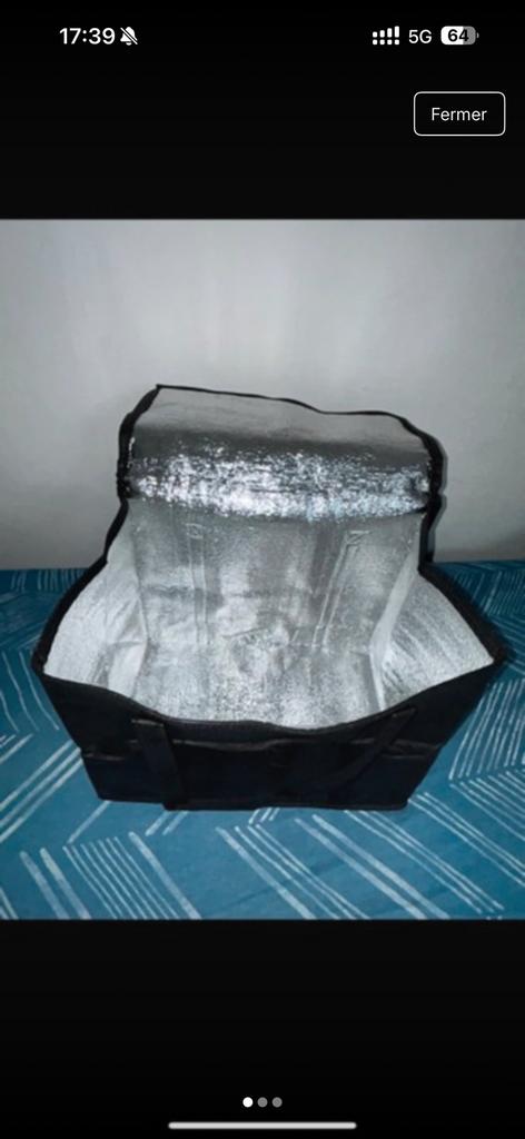 Sac isotherme livraison pliable, Enlèvement ou Envoi, Comme neuf