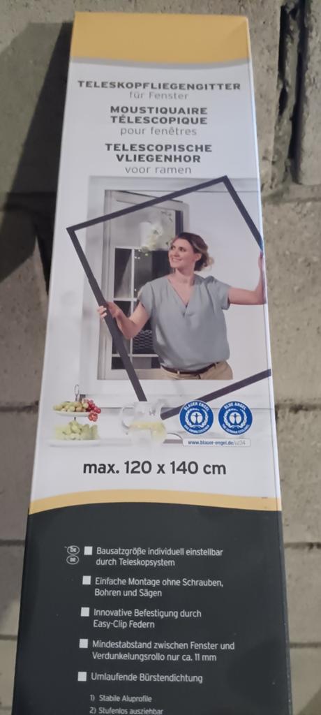 Vliegenraam aanpasbaar, Enlèvement