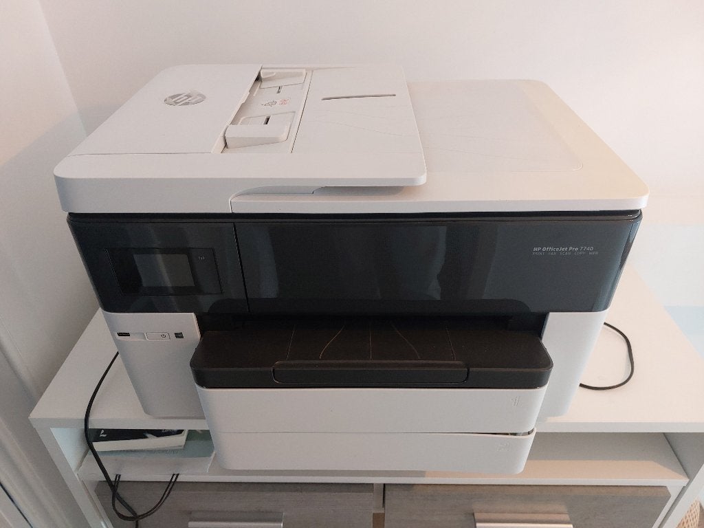 HP officejet pro 7740, Computers en Software, Printers, Ophalen, Kleur printen, All-in-one, Draadloos