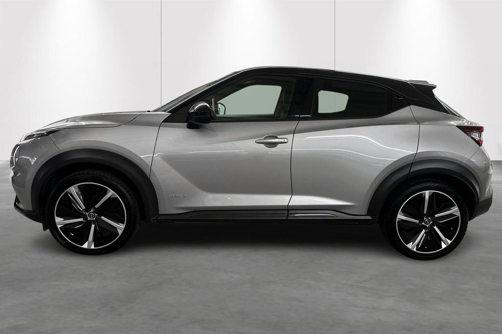 Nissan Juke 1.6 Hybrid 145 N-Design (automatique), Argent ou Gris, 750 kg, 109 g/km, 105 kW