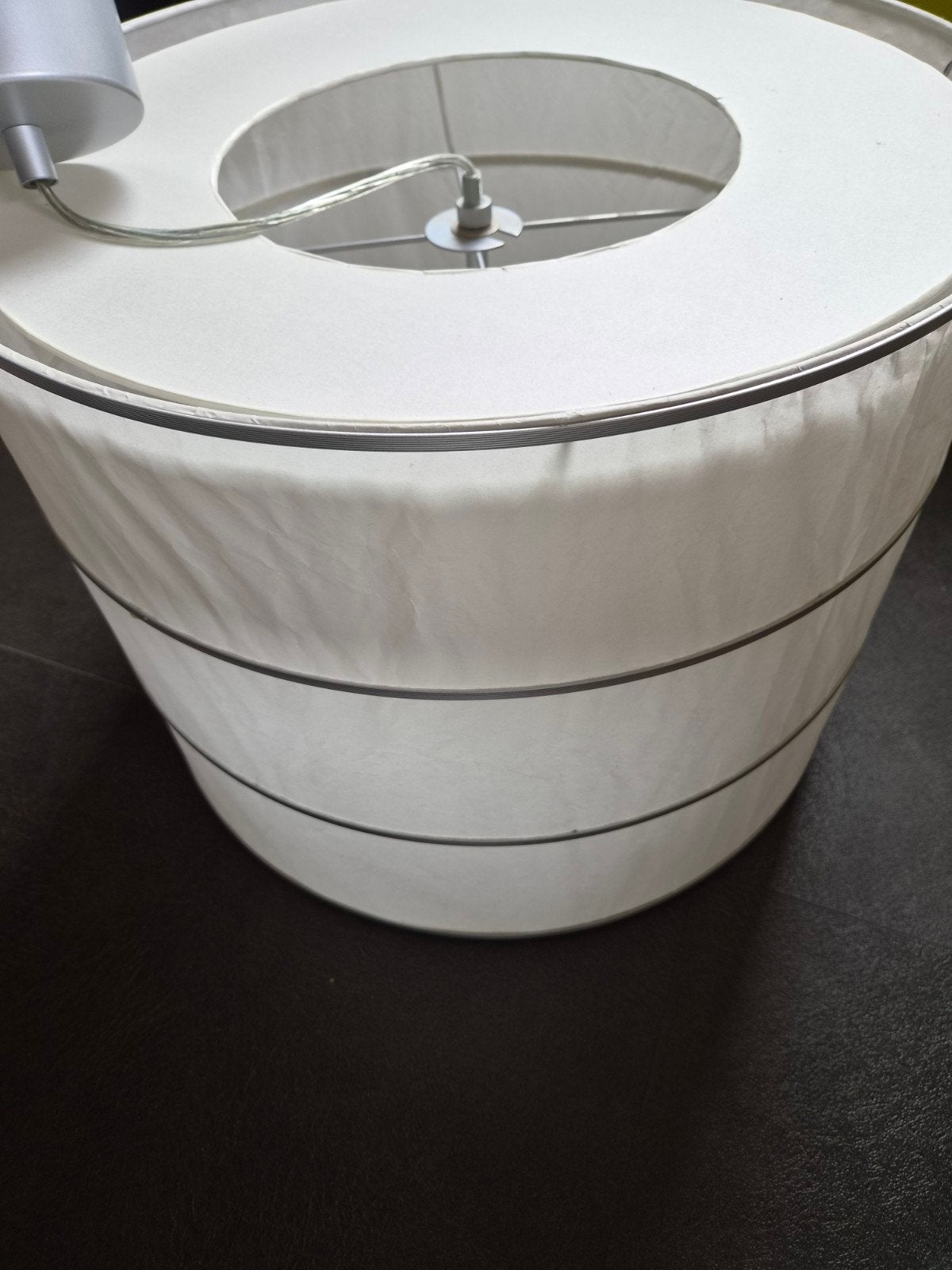 Toffe hanglamp uit papier, met 3 lichtpunten, Huis en Inrichting, Ophalen, Gebruikt