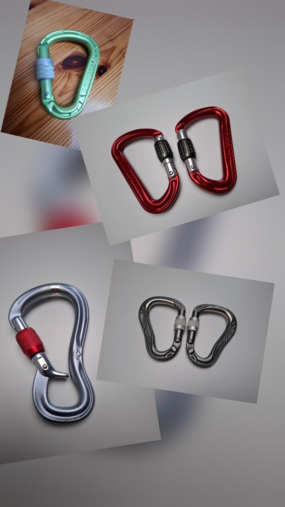 Escalade mousquetons Edelrid DMM Bl Diamond, Sport en Fitness, Klimsport, Ophalen, Nieuw, Klimsport-accessoire