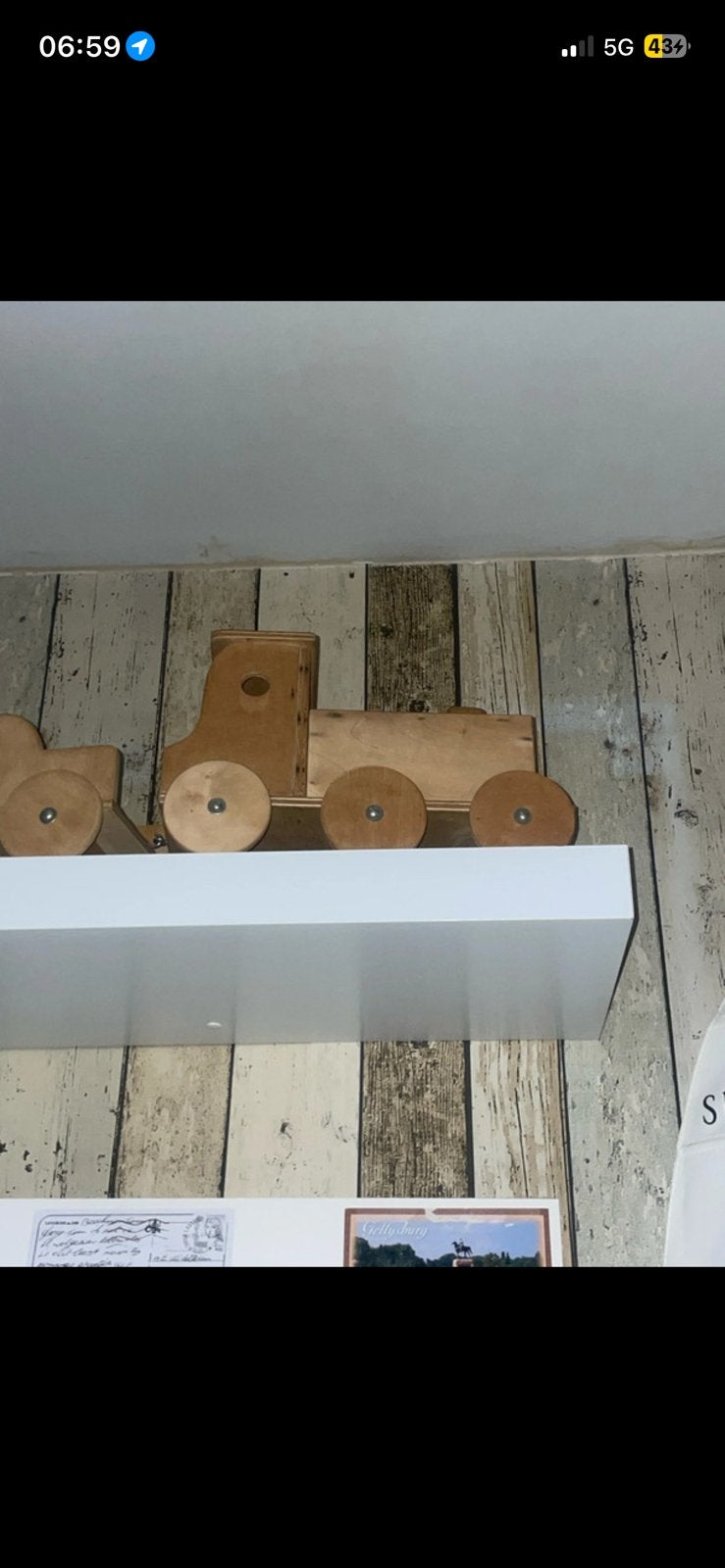Handgemaakte houten vrachtwagen met aanhangers (uniek), Kinderen en Baby's, Ophalen, Zo goed als nieuw, Rij- of Hobbelspeelgoed
