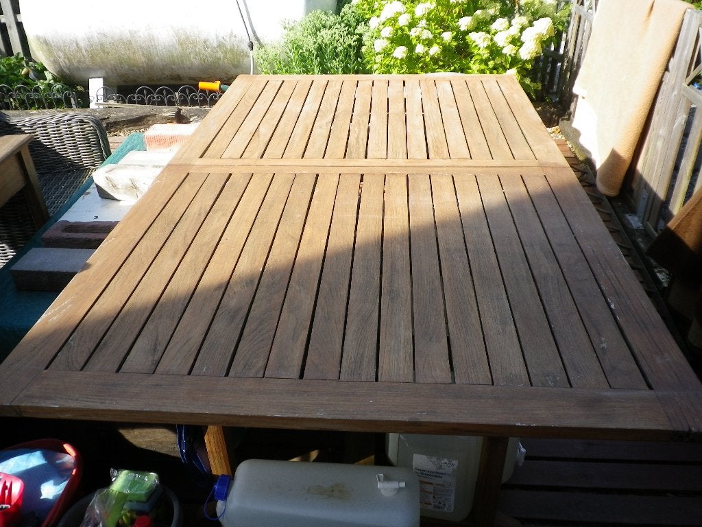 Table Térasse en Tek, Enlèvement, Utilisé, Bois