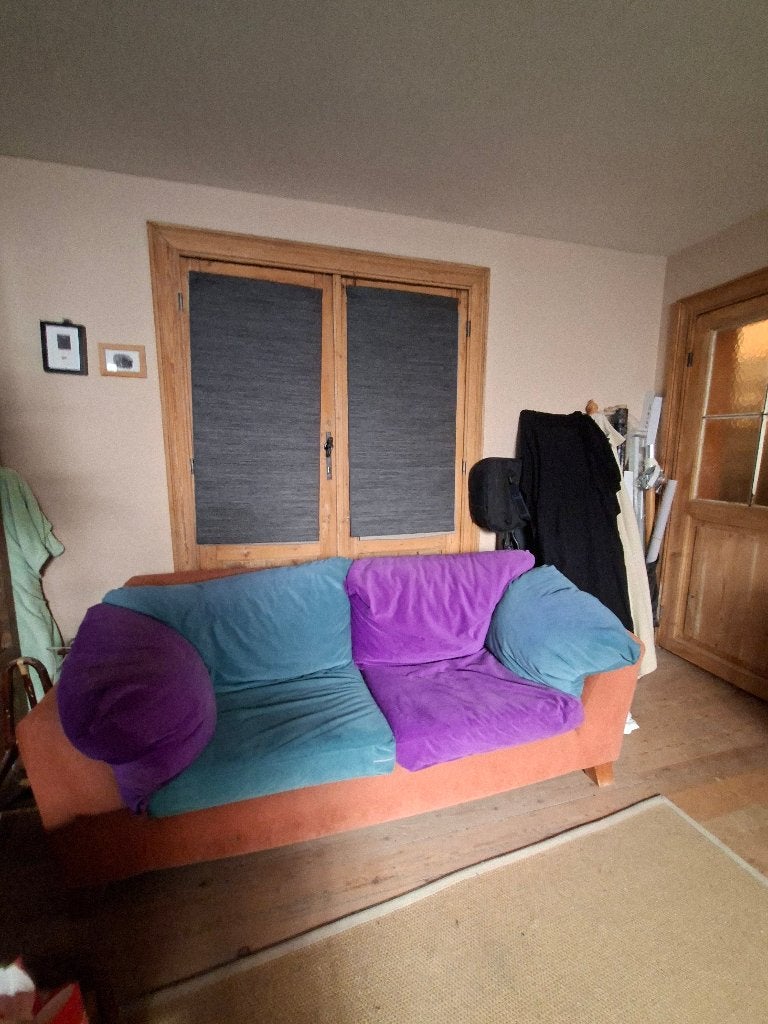 Zeer comfortabele bank, Ophalen, Hout, Gebruikt, 150 tot 200 cm