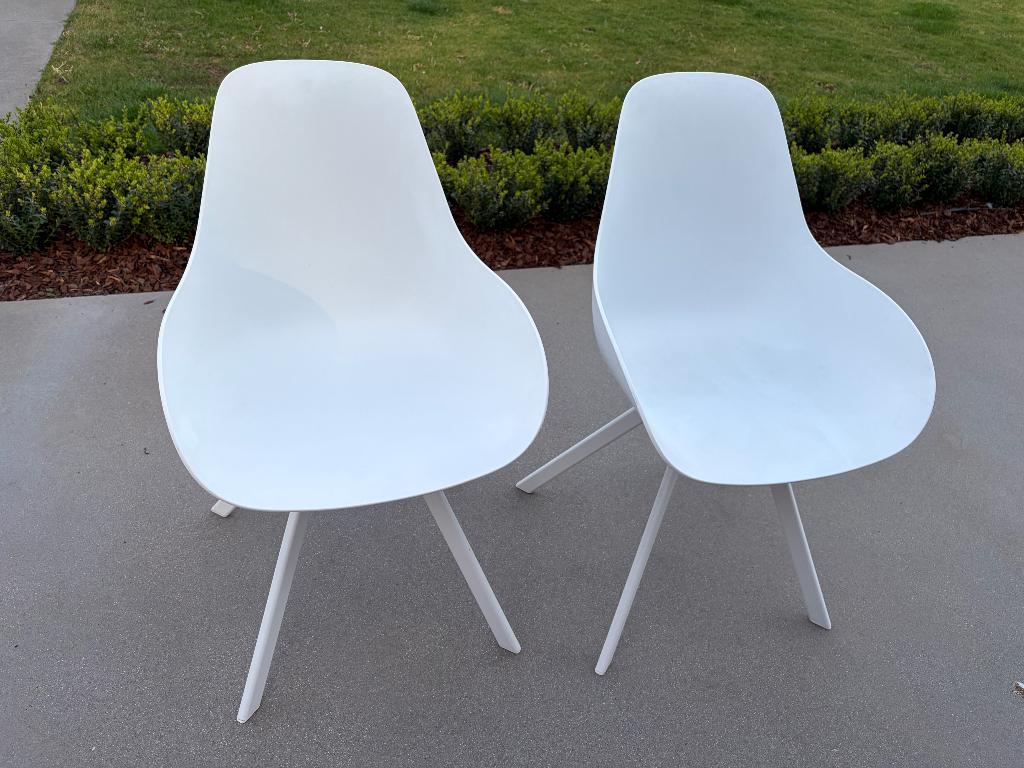 2 nieuwe aluminium tuinstoelen nieuwprijs 460€, Ophalen, Aluminium