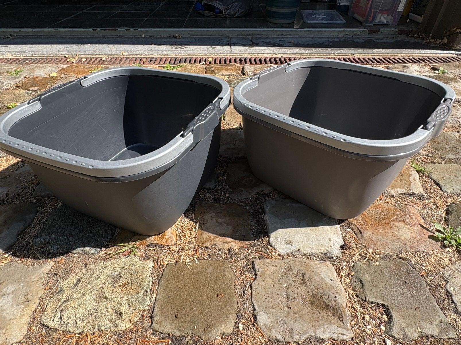 Afwas tijlen 2 stuks (18 l), Ophalen, Zo goed als nieuw