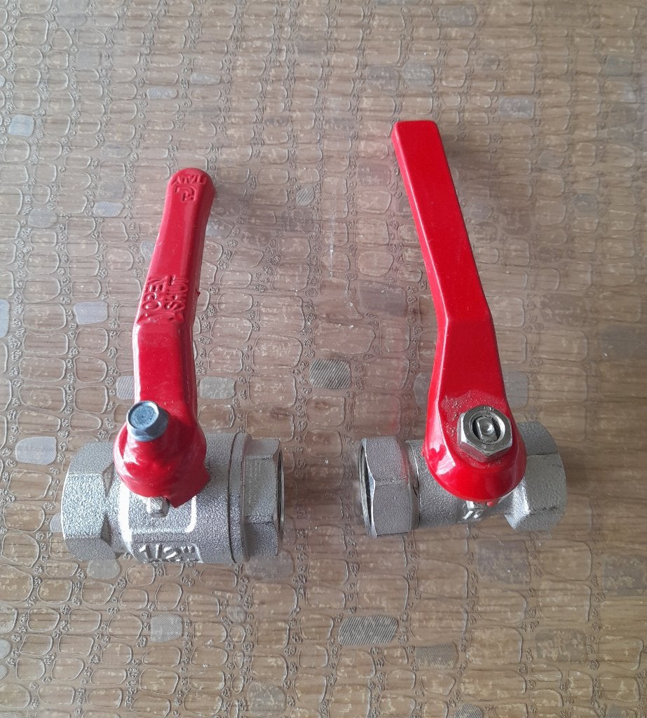 Lot de 2 vannes à boisseau sphérique, Enlèvement, Neuf, Robinet