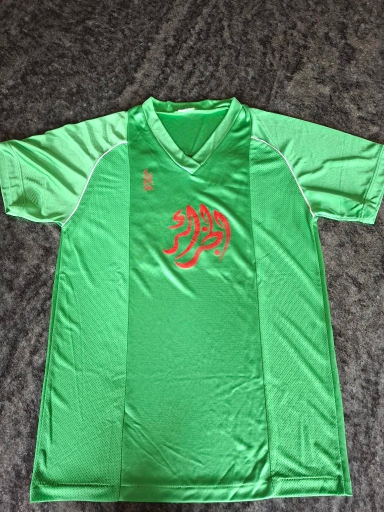 Matchworn shirt Algerije 1986, Verzamelen, Ophalen of Verzenden, Gebruikt, Shirt