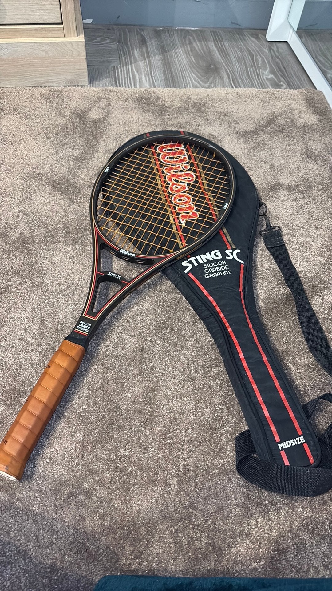 Raquette de tennis vintage Wilson Sting SC – Très bon état, Sports & Fitness, Enlèvement ou Envoi, Comme neuf, Raquette, Wilson
