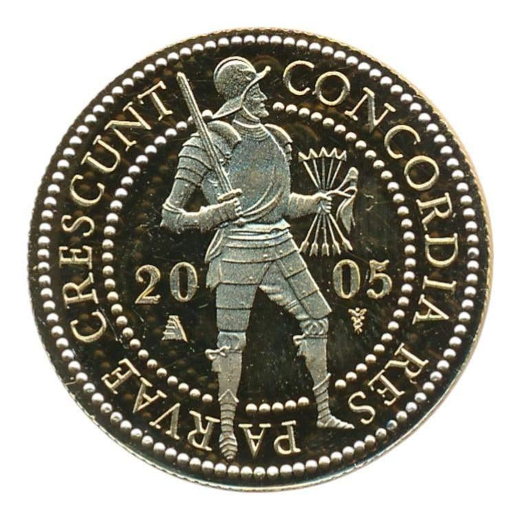 Nederland Gouden Dubbele Dukaat 2005, Ophalen of Verzenden, Goud