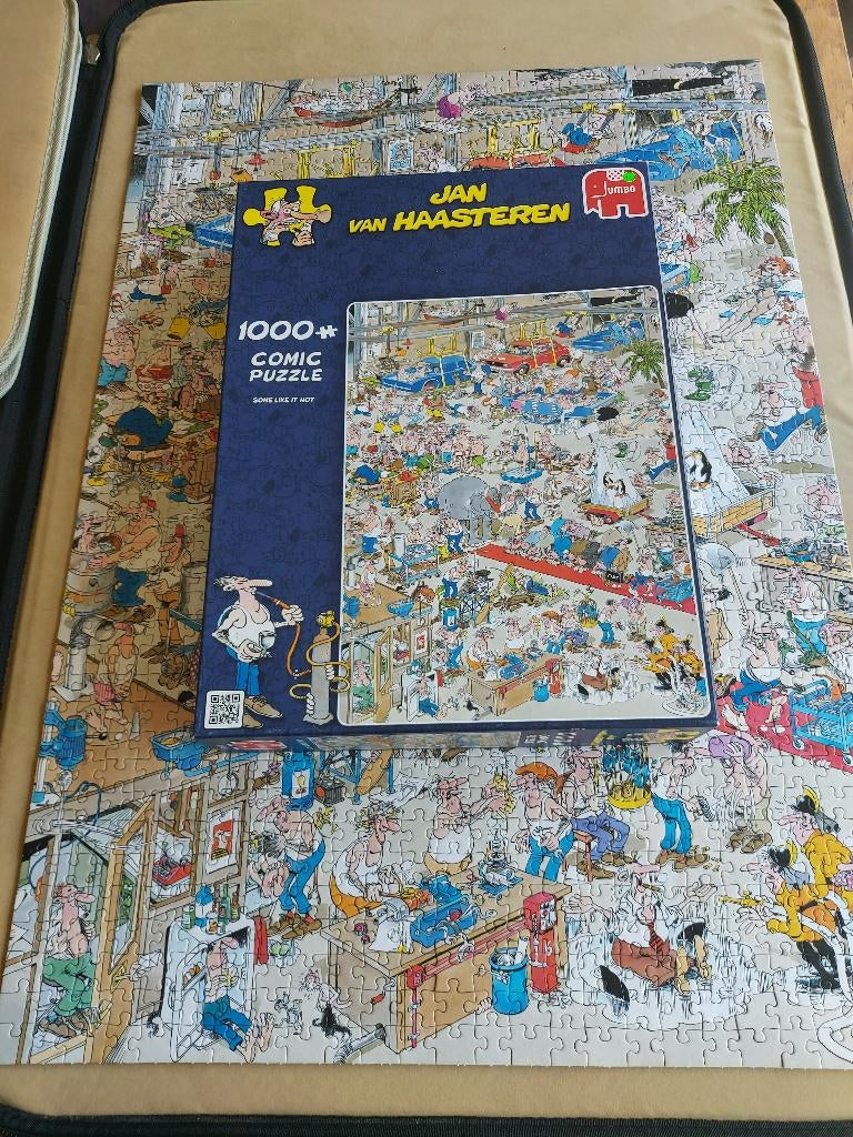 Puzzel jan van haasteren 1000stukjes, Hobby en Vrije tijd, Ophalen of Verzenden, Zo goed als nieuw