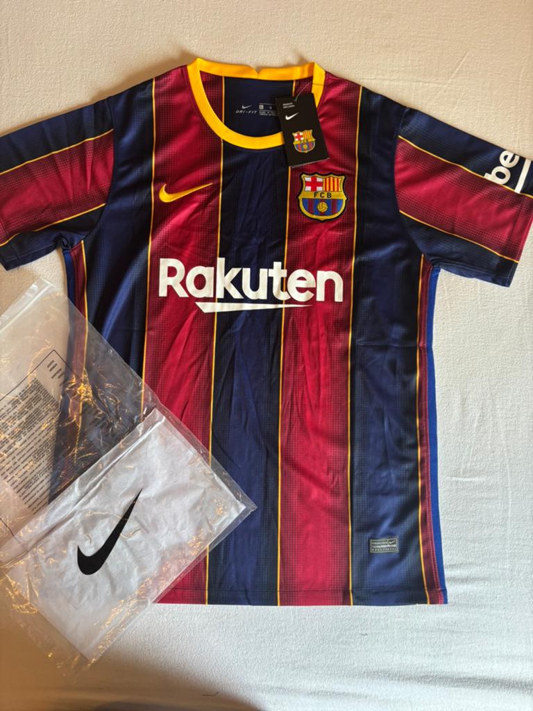 Maillot FC Barcelone, Sports & Fitness, Football, Taille L, Envoi, Comme neuf, Maillot