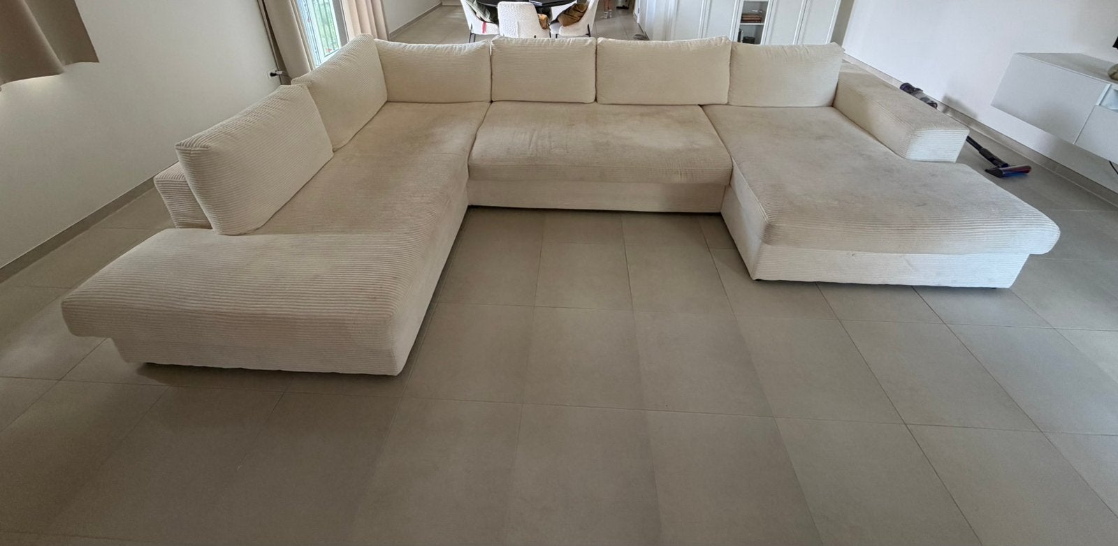 Canapé d’angle XXL à vendre – 400 €, Huis en Inrichting, Ophalen, Zo goed als nieuw