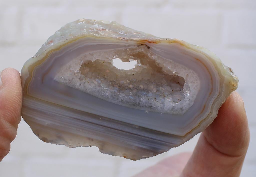 AGAAT uit MINAS GERAIS in BRAZILIE, Ophalen of Verzenden, Mineraal