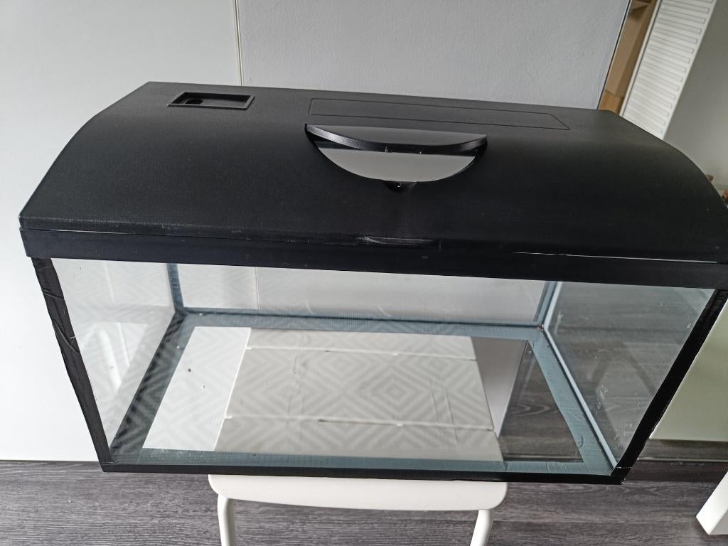 aquarium/ terrarium, Dieren en Toebehoren, Ophalen, Inclusief deksel, Gebruikt