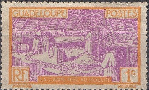 Guadeloupe - Binnenscene suikerfabriek (1905-1927), Enlèvement ou Envoi, Non oblitéré