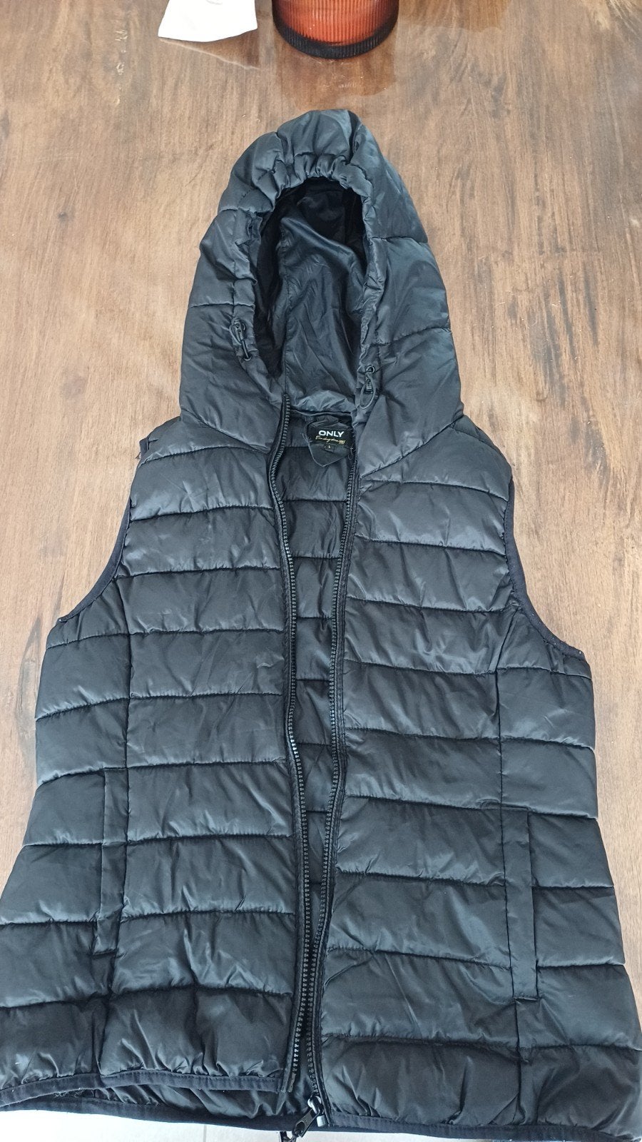 bodywarmer met kap ( mooi zwarte kleur), Kleding | Dames, Ophalen of Verzenden
