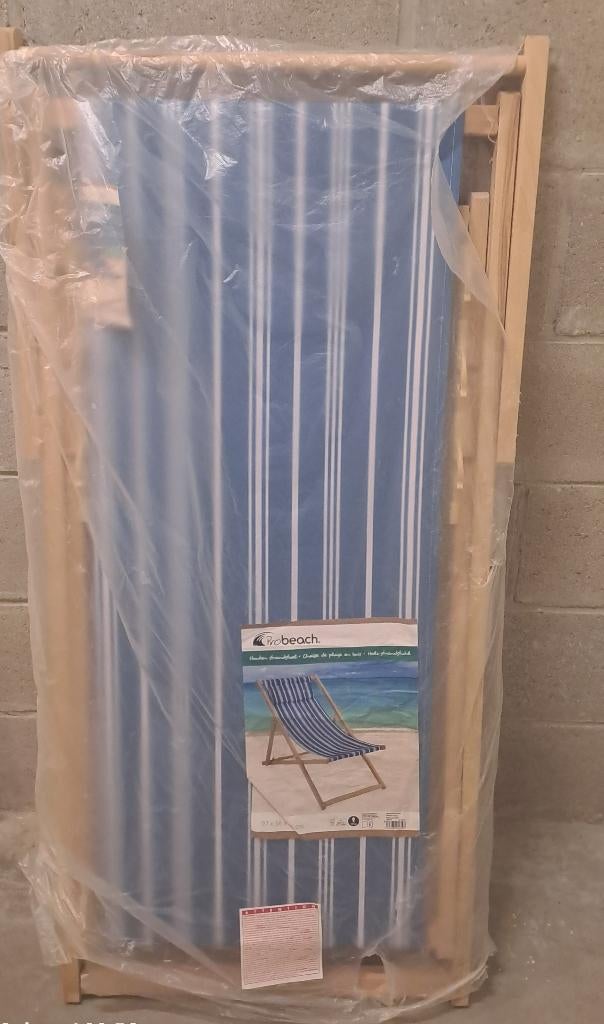 Chaise de plage, Enlèvement, Neuf, Bois