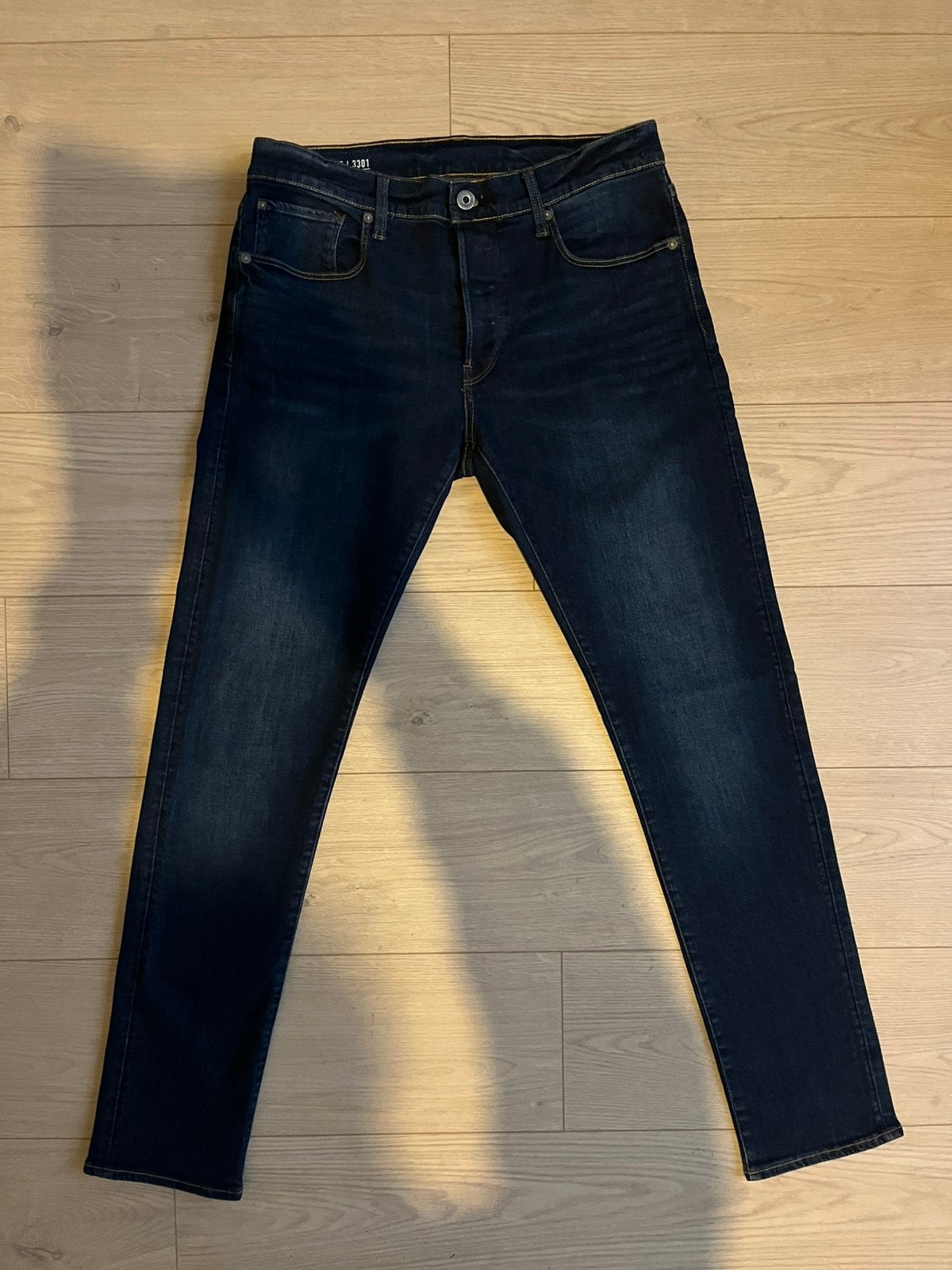 G- star RAW 3301 SLIM stretch W33 L34 *NIEUW*, Kleding | Heren, Ophalen of Verzenden, Nieuw, W33 - W34 (confectie 48/50)