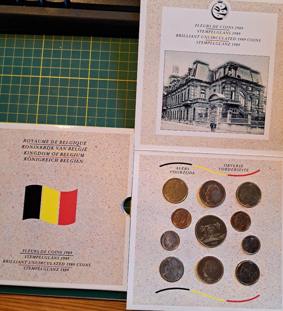 Fleurs de Coins 1989/Stempelglans 1989, Ophalen of Verzenden, Setje