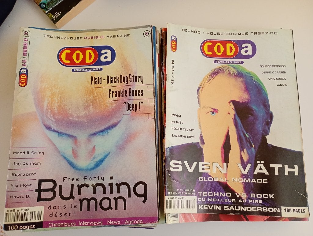 CODA magazine  (97>99) 25 numéros, Collections, Revues, Journaux & Coupures, Enlèvement, Journal ou Magazine