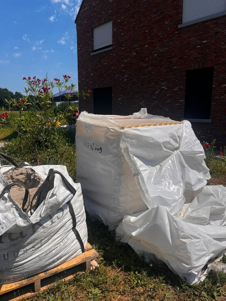 Dolomiet Kiezels & honingraat matten voor 25m², Ophalen, 30 cm of meer, Steen of Klei, 50 tot 150 cm