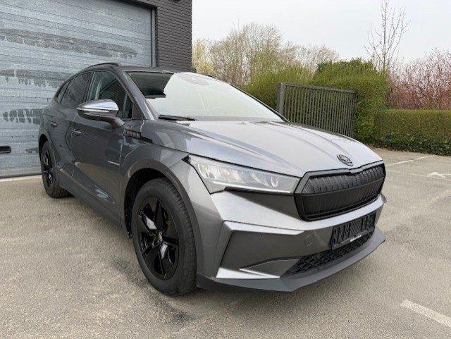Skoda Enyaq 50 Black Style Leder Camera Cruise SOH 94.4, Auto's, Skoda, 730 kg, 109 kW, Lane Keeping Assist, Leder en Stof