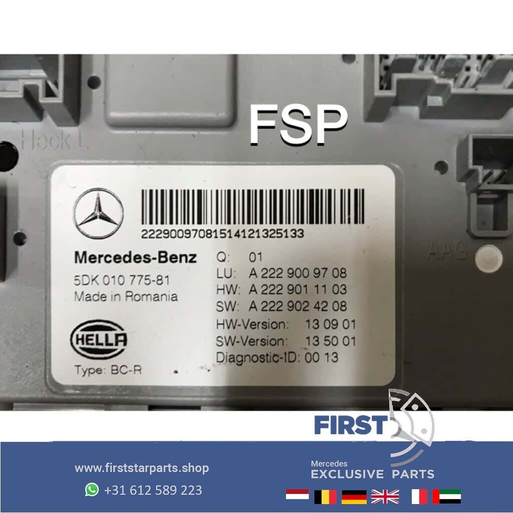 A2229009708 MERCEDES W205 C Klasse W253 GLC SAM CONTROLE MOD, Autos : Pièces & Accessoires, Utilisé, -, -, Enlèvement ou Envoi