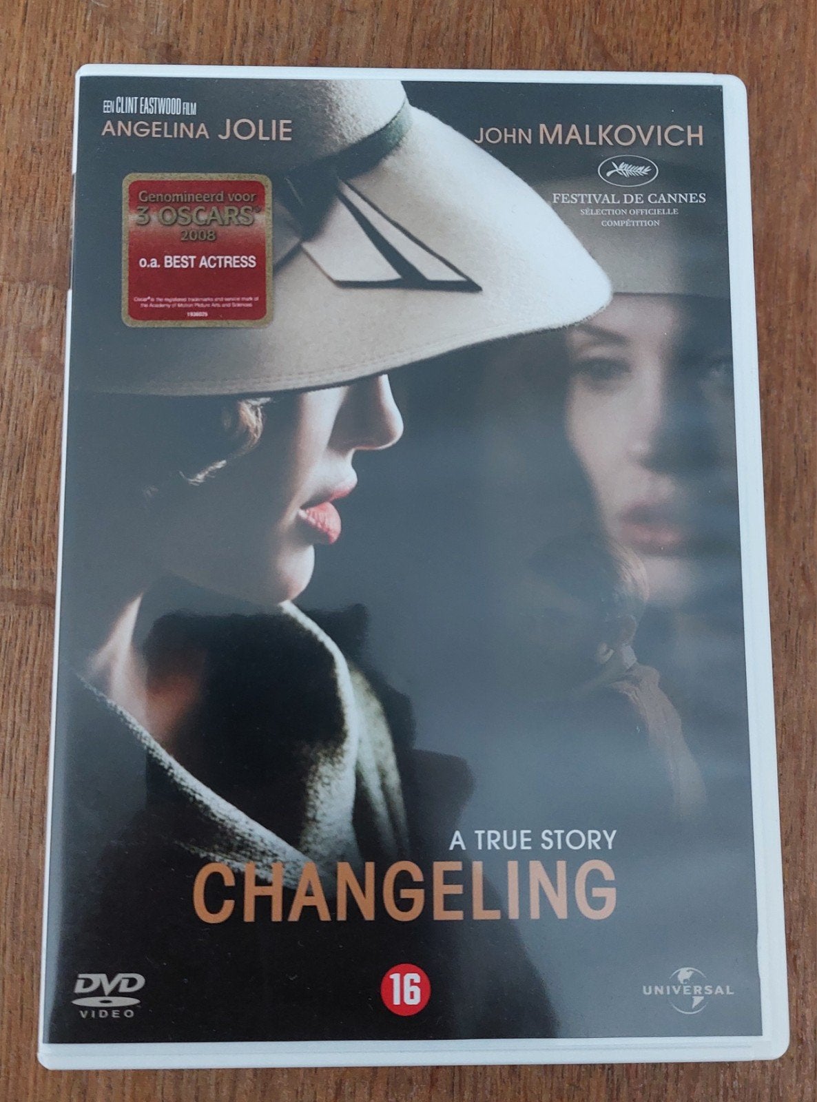 DVD  - CHANGELING  - met ANGELINA JOLIE - aanrader, CD & DVD, DVD | Drame, À partir de 16 ans, Enlèvement ou Envoi, Comme neuf