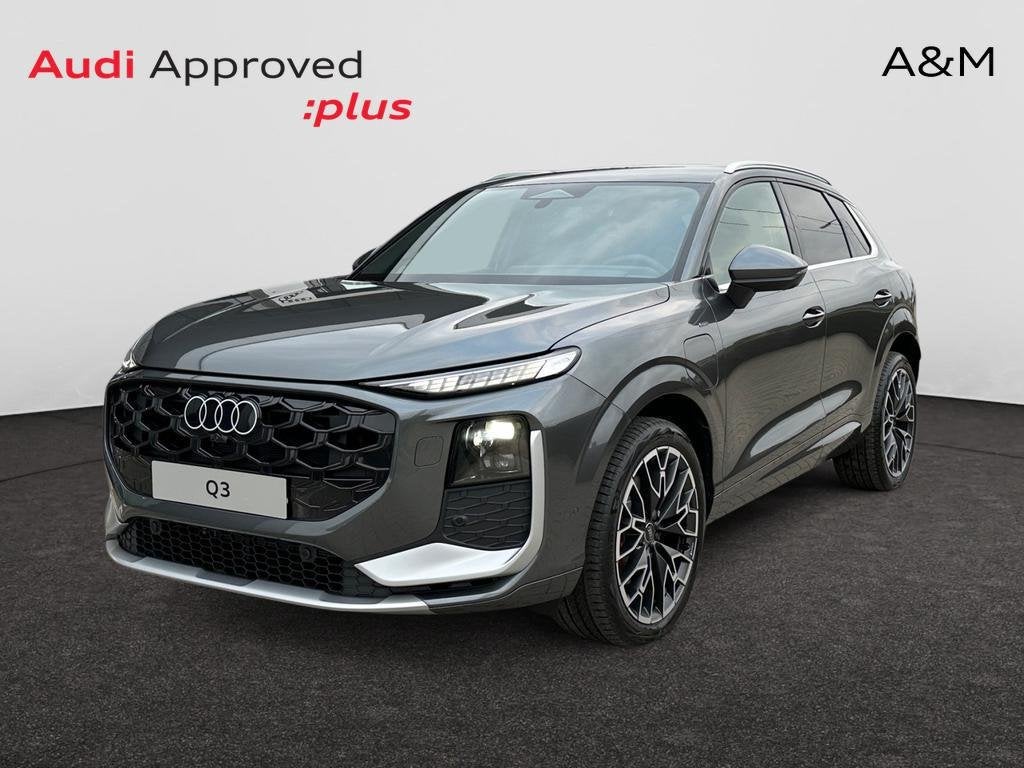 Audi Q3 SUV e-hybrid (PHEV) Q3 SUV e-hybrid 1.5 TFSI Corpora, Argent ou Gris, Achat, 48 g/km, https://public.car-pass.be/vhr/c24ff7c9-7aa2-43e9-a10b-58b52e787cb4