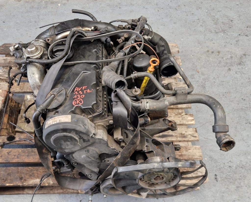 MOTEUR VOLKSWAGEN VW PASSAT 1.9 TDI 130 AVF AUDI A4 2003 1L9, Enlèvement, Volkswagen