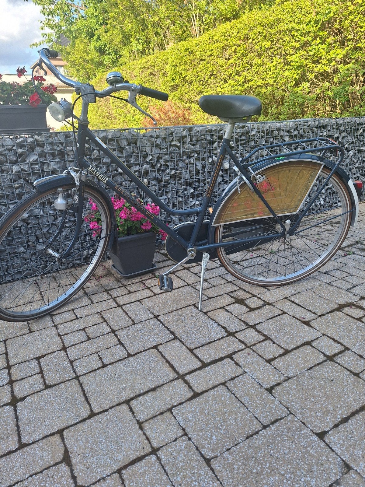 Damesfiets/studentenfiets, Enlèvement, Frein à main