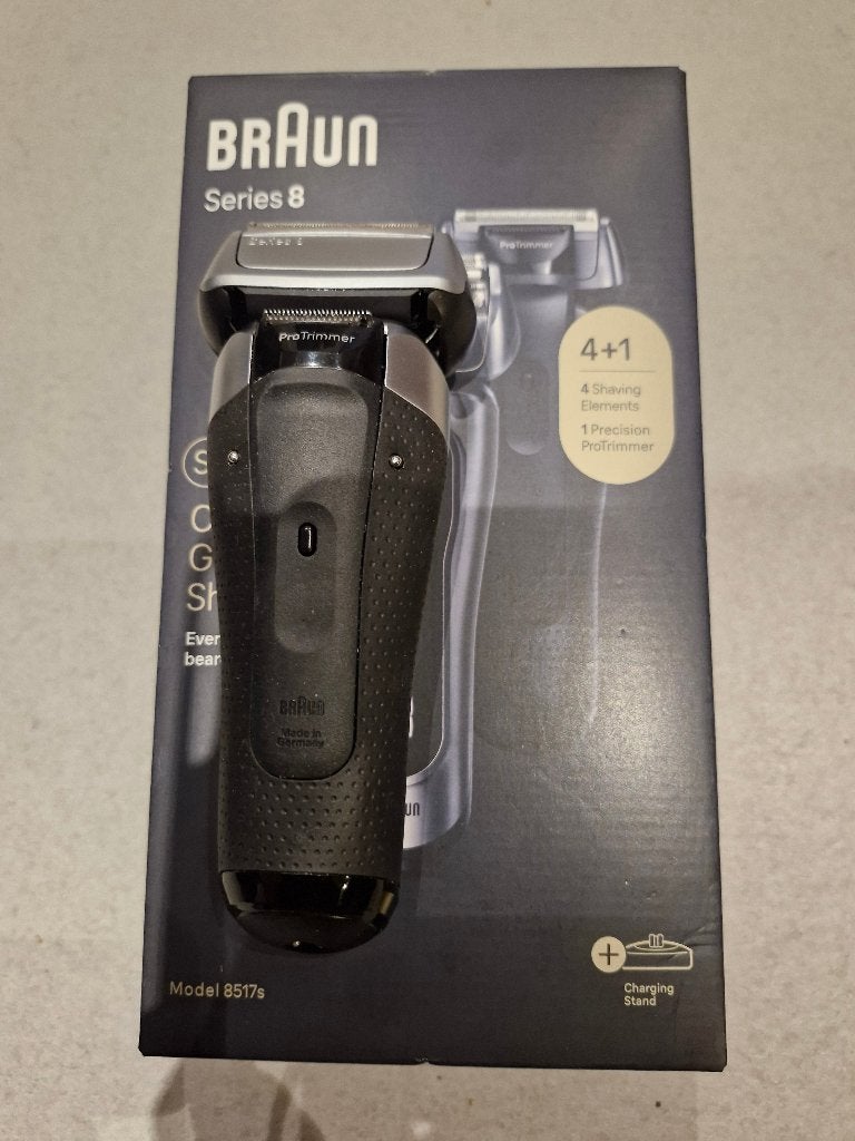 Braun Series 8 Model 8517s, Elektronische apparatuur, Ophalen of Verzenden, Zo goed als nieuw, Scheren en Epileren