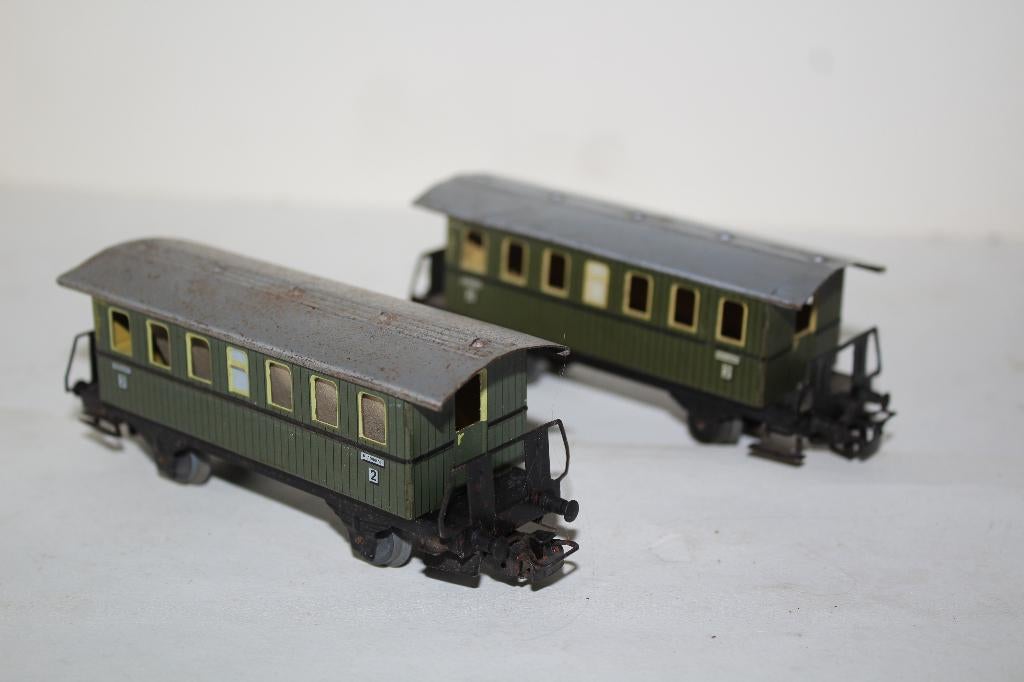 Marklin Ho 2  DB 2e klaas metaal wagen's, Hobby en Vrije tijd, Wisselstroom, Gebruikt, Wagon, Ophalen of Verzenden