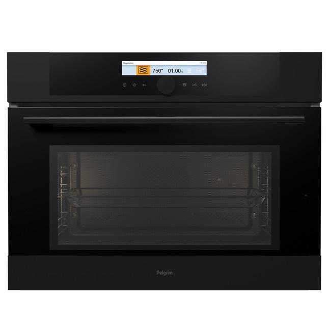 Nieuwe inbouw microgolfoven, Ophalen, Zwart, Nieuw, 50 tot 100 cm