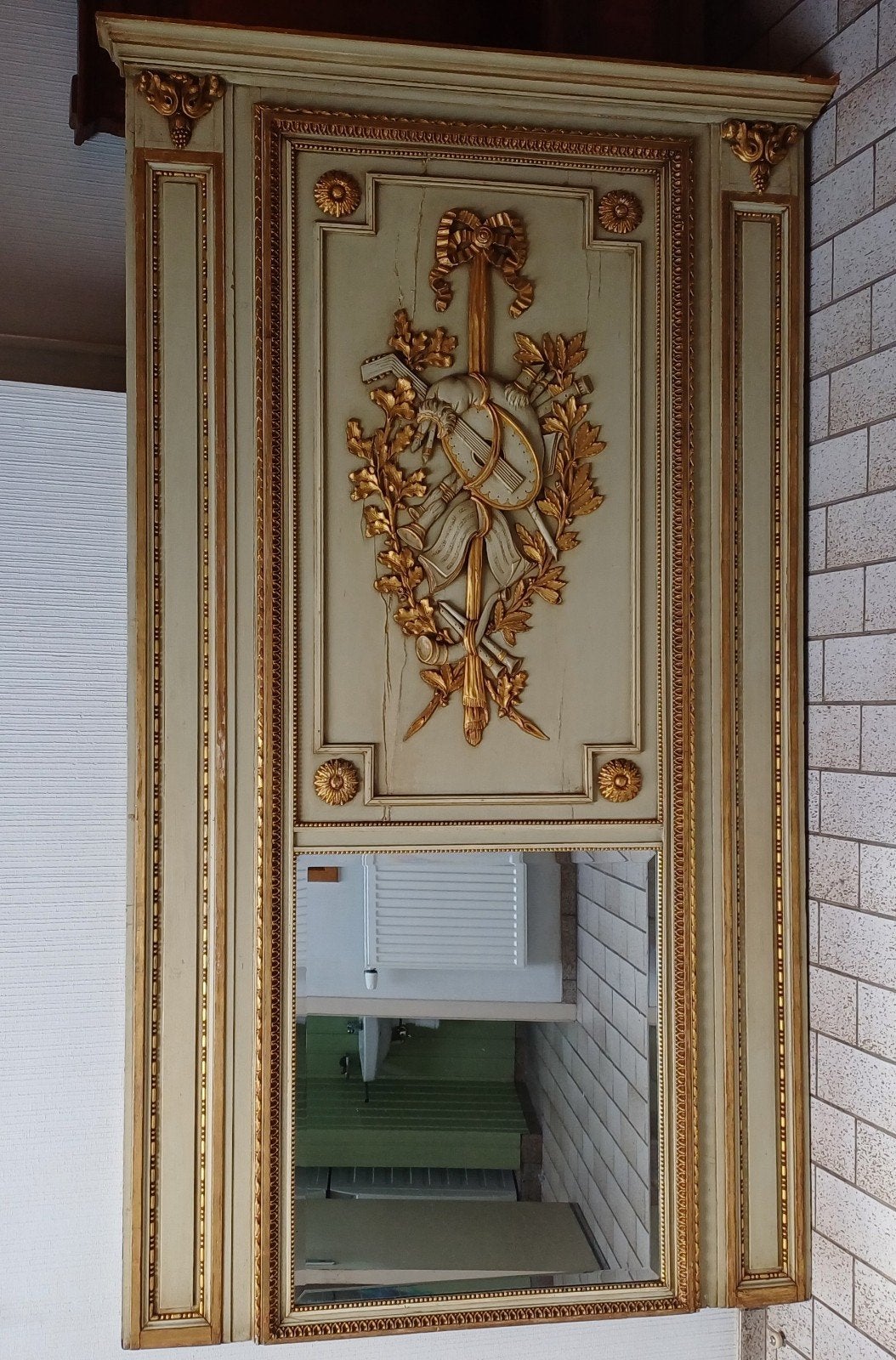 Miroir ancien de château Louis XVI, Antiquités & Art, Enlèvement