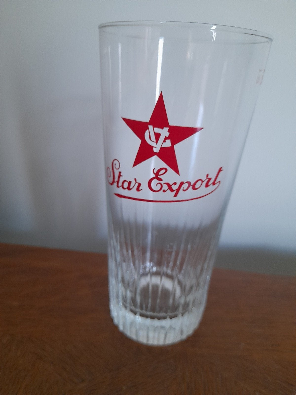 Bierglas star export 33 cl, Ophalen of Verzenden