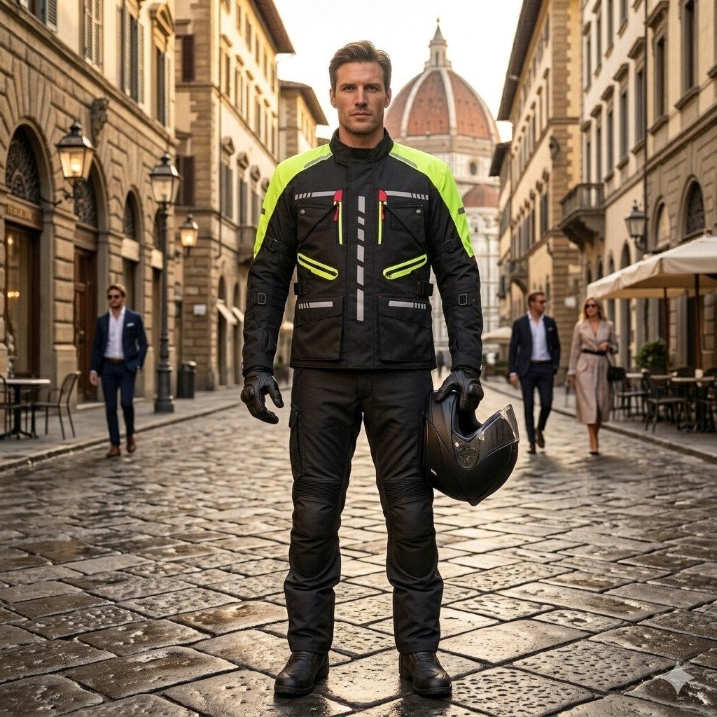 veste de Moto textile cordura 600D neuf CE protecteurs, Envoi, Neuf, avec ticket, Manteau | tissu