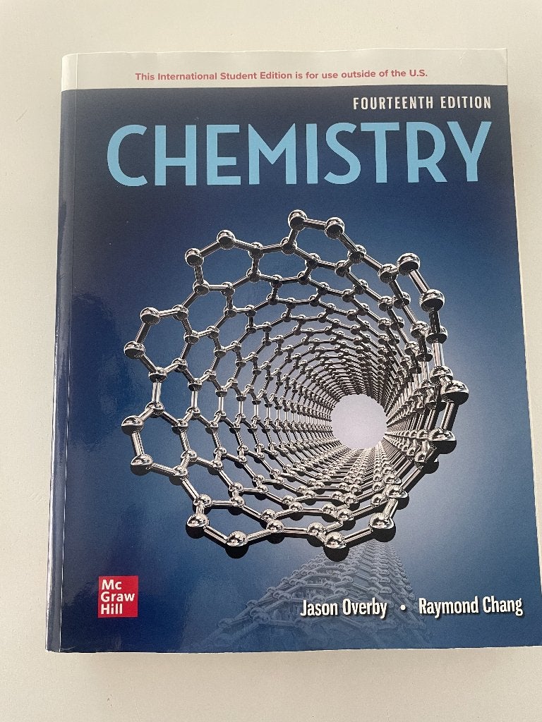 Chemistry, Enlèvement ou Envoi, Utilisé, Enseignement supérieur, Mc Graw Hill