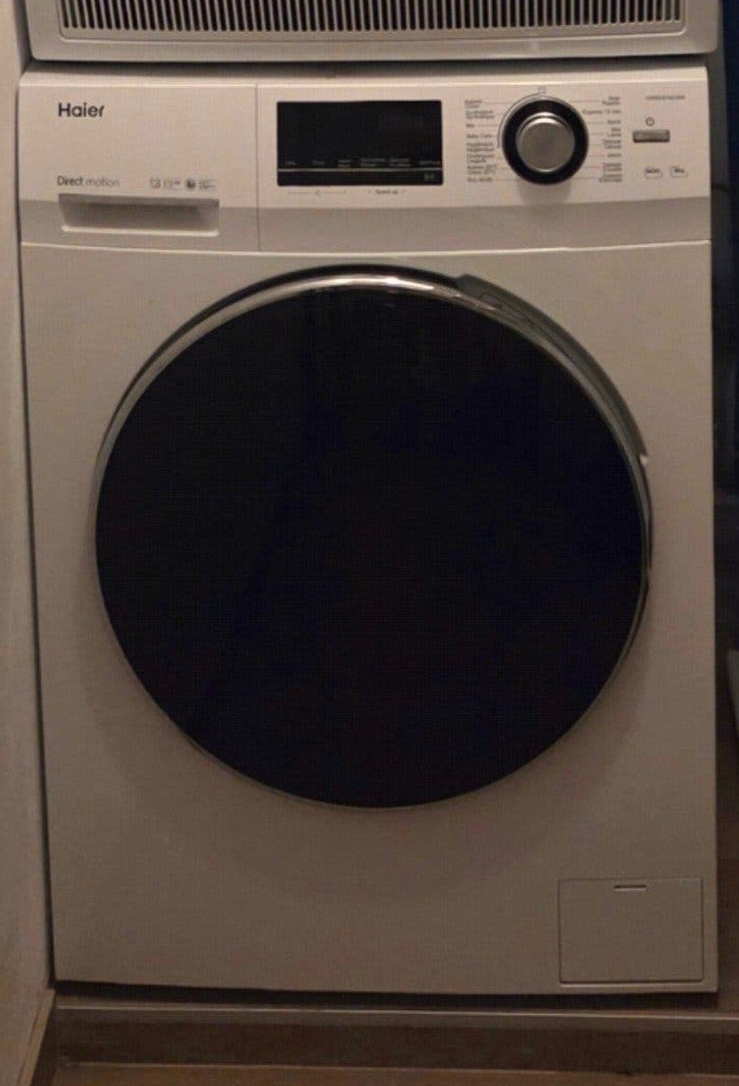 Wasmachine Haier HW80-B16636N, Elektronische apparatuur, Ophalen, 8 tot 10 kg, Zo goed als nieuw, Voorlader